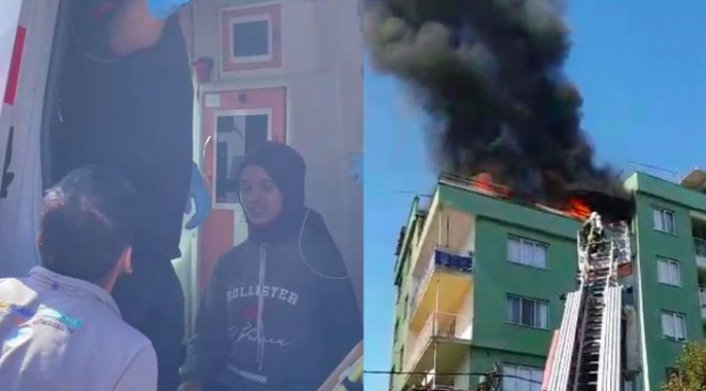 Bursa'da apartman yangını! Patlamalar yaşandı