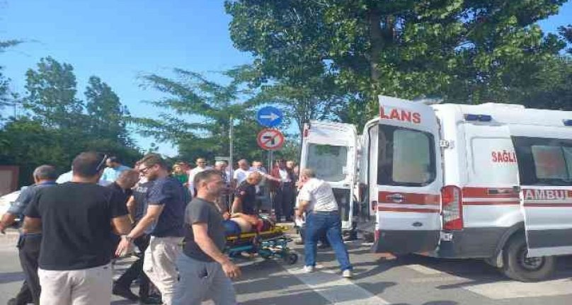 Bursa'da aşırı hız kaza getirdi! Motosiklet sürücüsü ölümden döndü