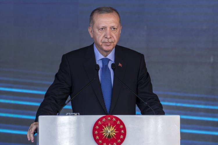 Cumhurbaşkanı Erdoğan, ilk yerli güneş paneli fabrikasının açılışında konuştu