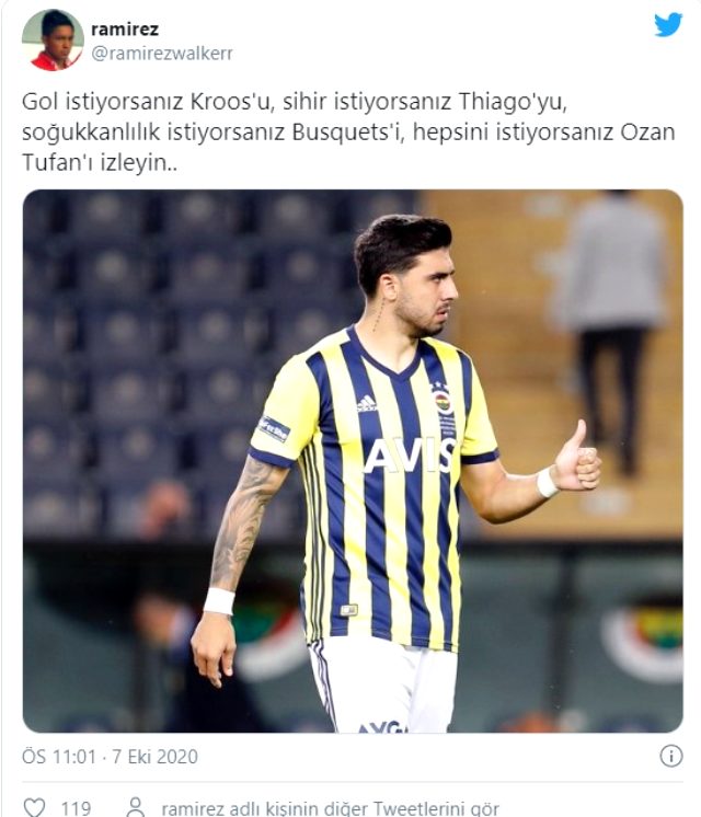 Ozan Tufan'ın Almanya'ya attığı harika golle ilgili sosyal medyada yüzlerce paylaşım yapıldı