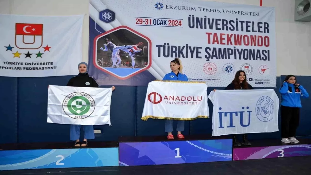 Anadolu Üniversitesi Taekwondo Takımı Türkiye Şampiyonası’nda Zaferle Döndü